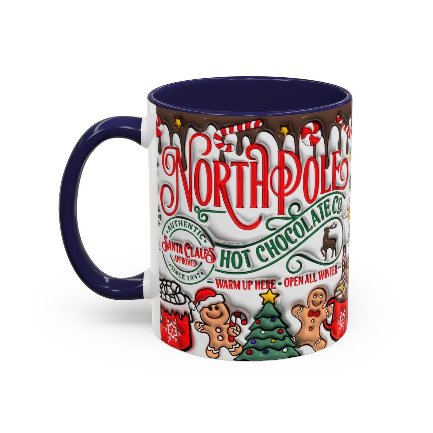 Christmas Accent Coffee Mug (11, 15oz)