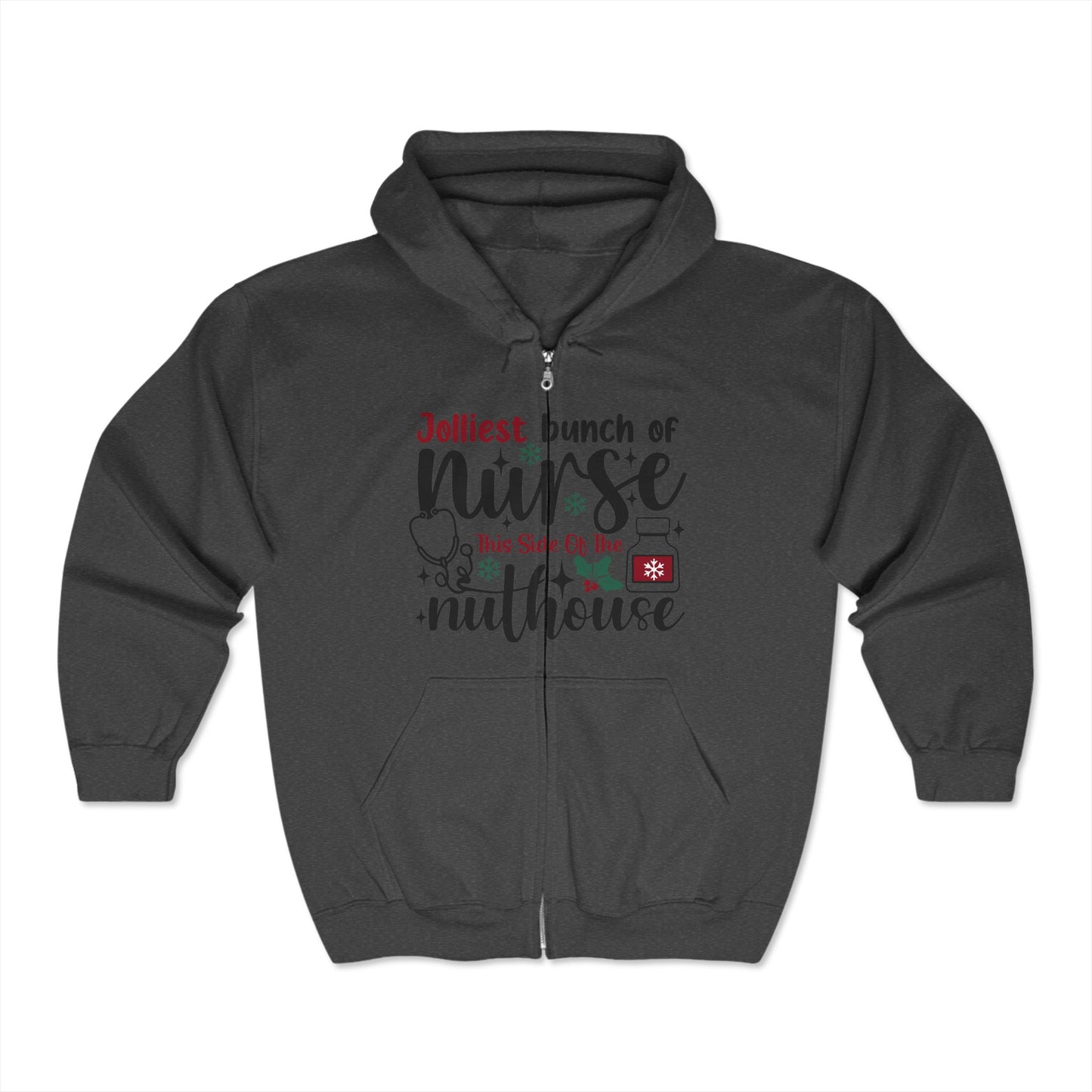 Christmas Unisex Heavy Blend™ Full Zip Hooded Sweatshirt