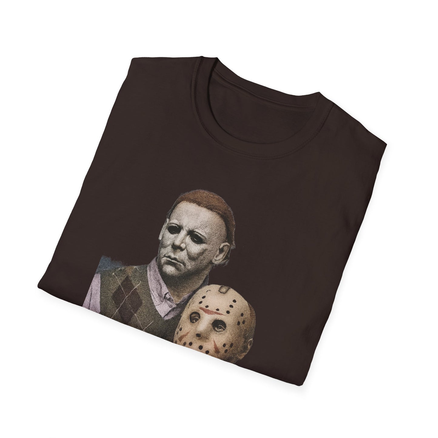Horror Movie Character T-Shirt | Unisex Softstyle Tee, Scary Graphic Tee, Perfect for Halloween, Horror Fans, Movie Lovers