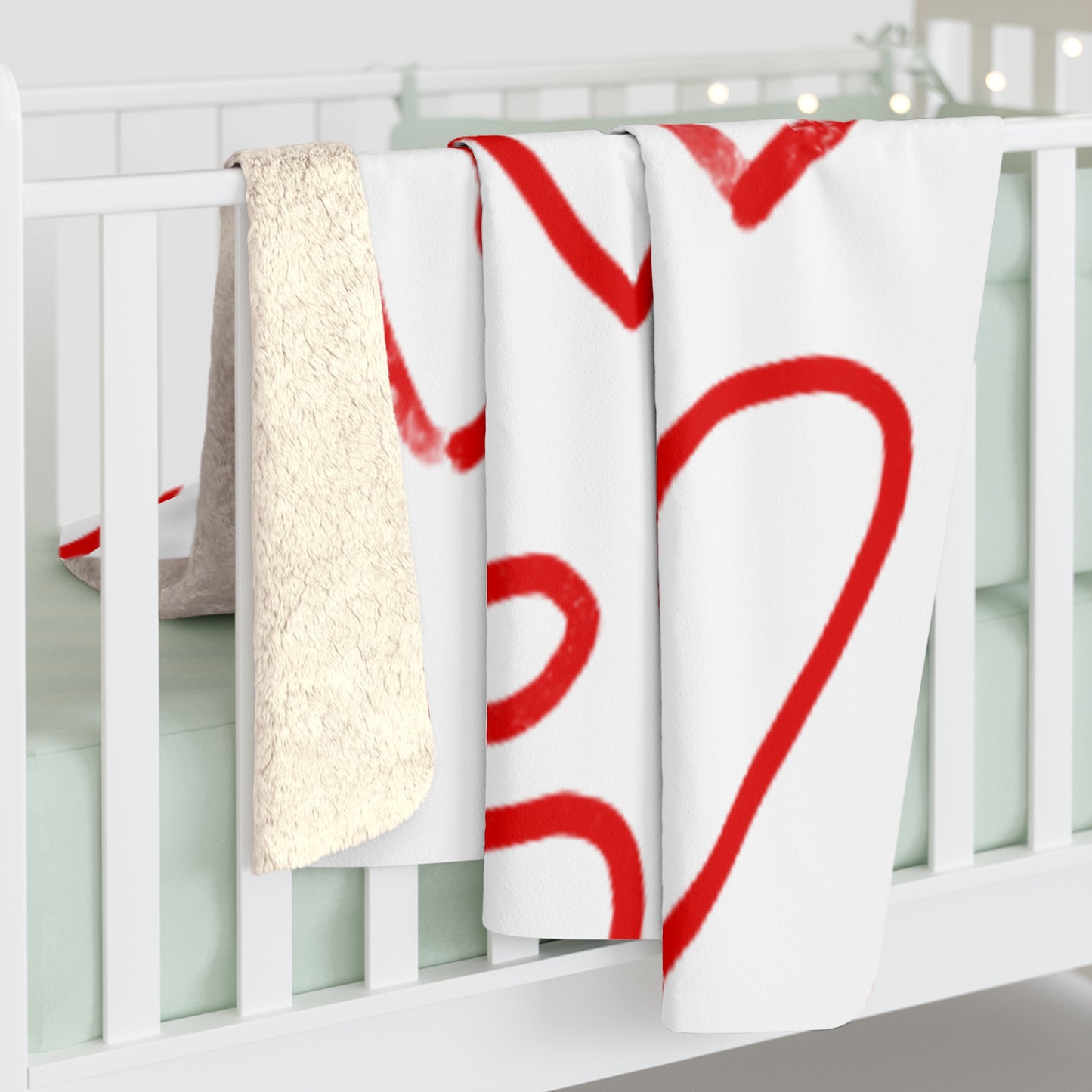 Valentines Sherpa Fleece Blanket