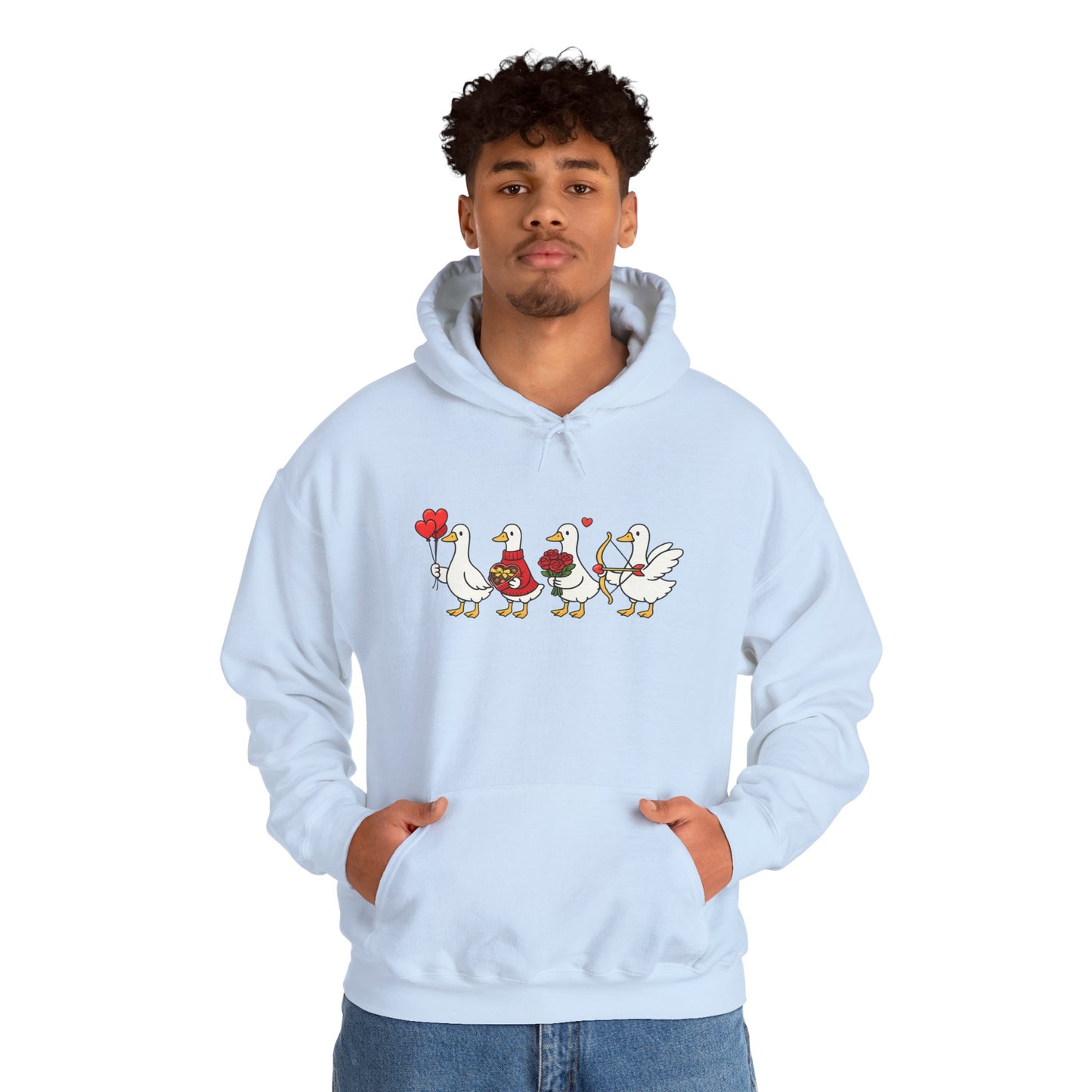 Cute Duck Family Hoodie — Whimsical Springtime Birds Pullover