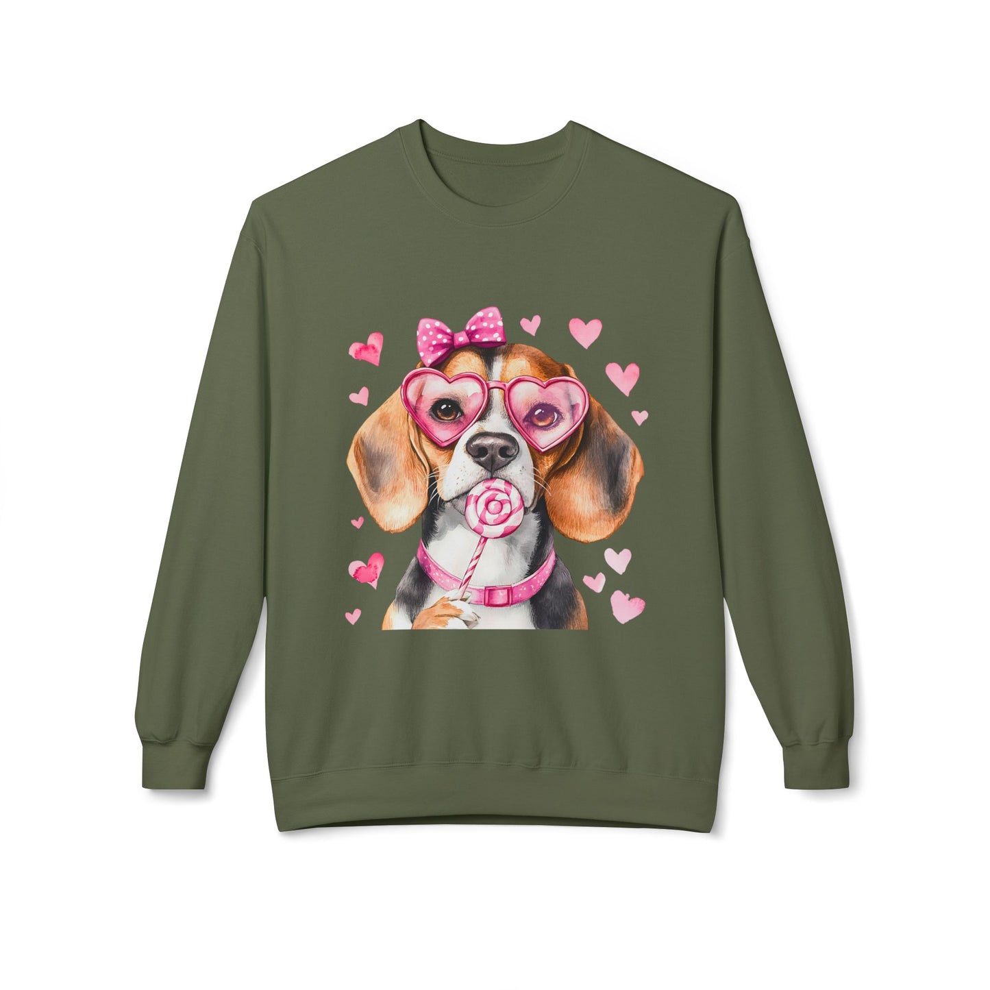 Valentines Unisex Midweight Softstyle Fleece Crewneck Sweatshirt