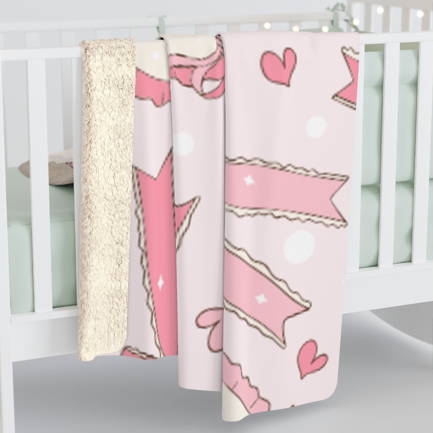 Valentines Sherpa Fleece Blanket