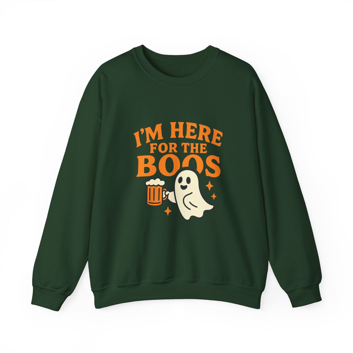 Halloween Spirit Crewneck Sweatshirt - Cozy Ghost Design for Fall Fun, Unisex Sweatshirt, Spooktacular Gift, Halloween Party Wear, [...]