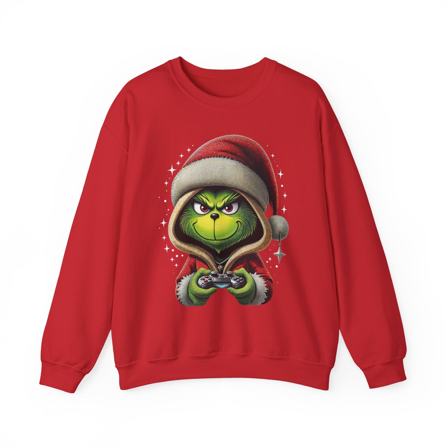 Grumpy Gamer Grinch Sweatshirt — Funny Christmas Holiday Gaming Crewneck