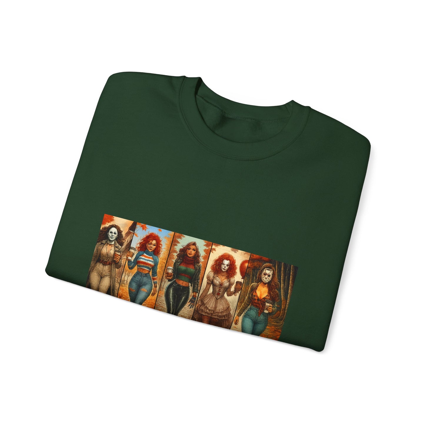 Vibrant Artistic Halloween Sweatshirt, Casual Wear, Graphic Sweatshirt, Cozy Gift for Art Lovers, Unique Fashion Statement, Comfortable [...]