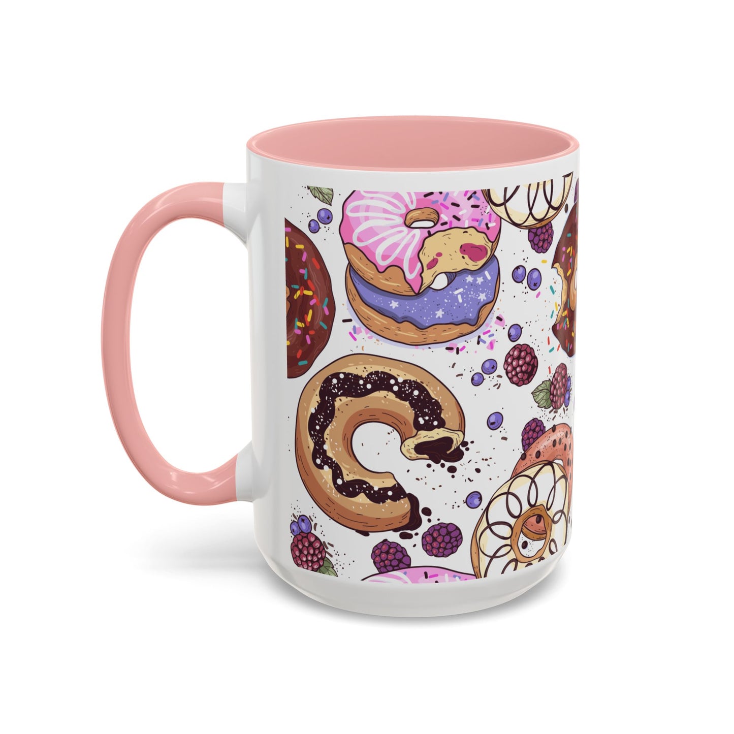 Doughnut Accent Coffee Mug (11, 15oz)