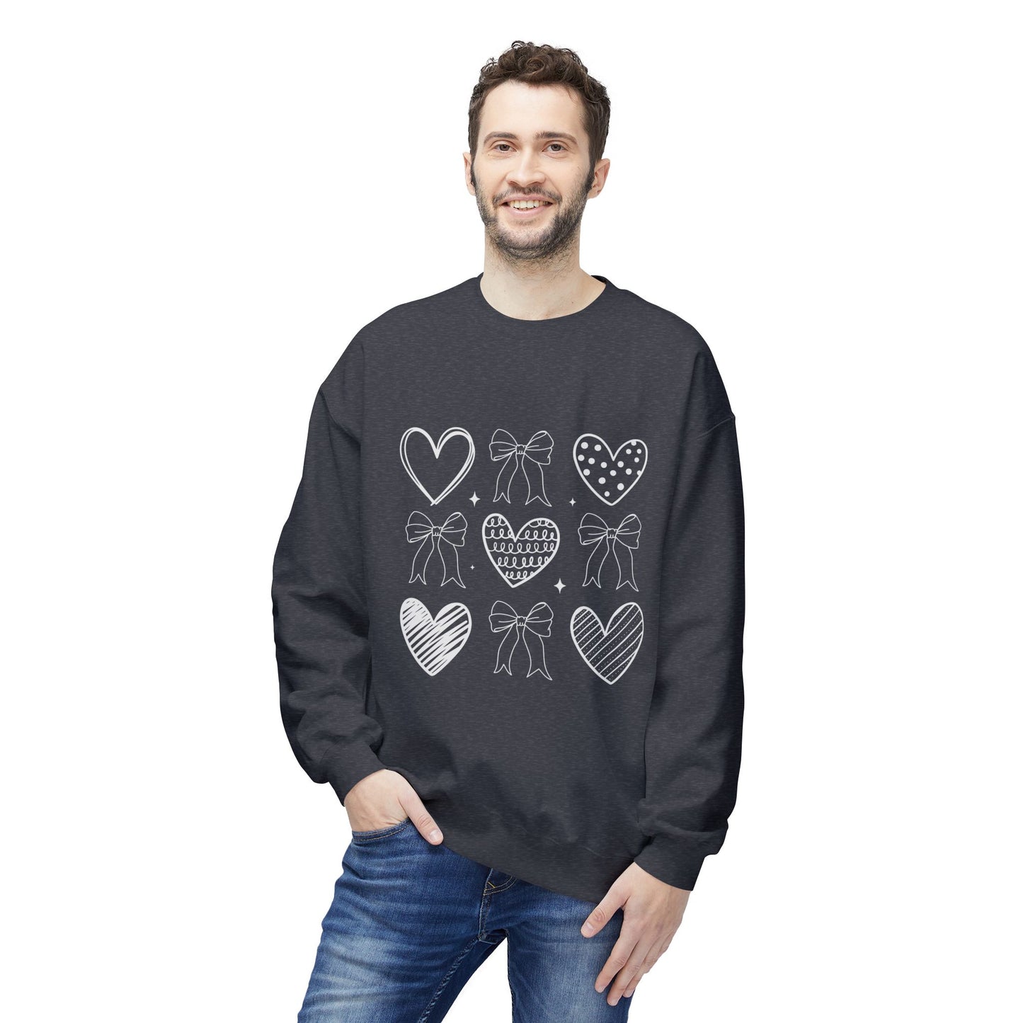 Valentines Unisex Midweight Softstyle Fleece Crewneck Sweatshirt