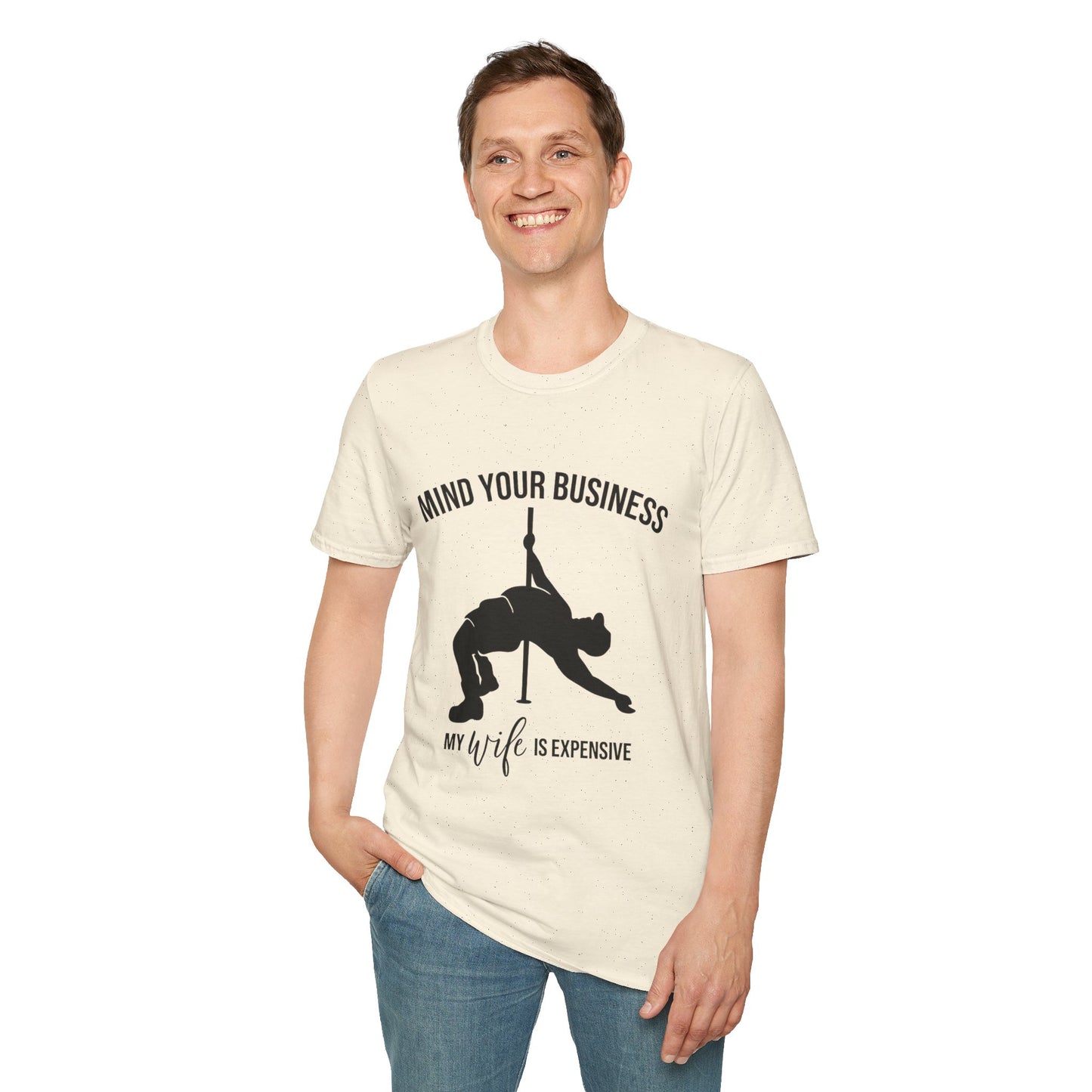Pole Dance T‑Shirt — "Mind Your Business, My Life Is Expensive" Graphic Tee