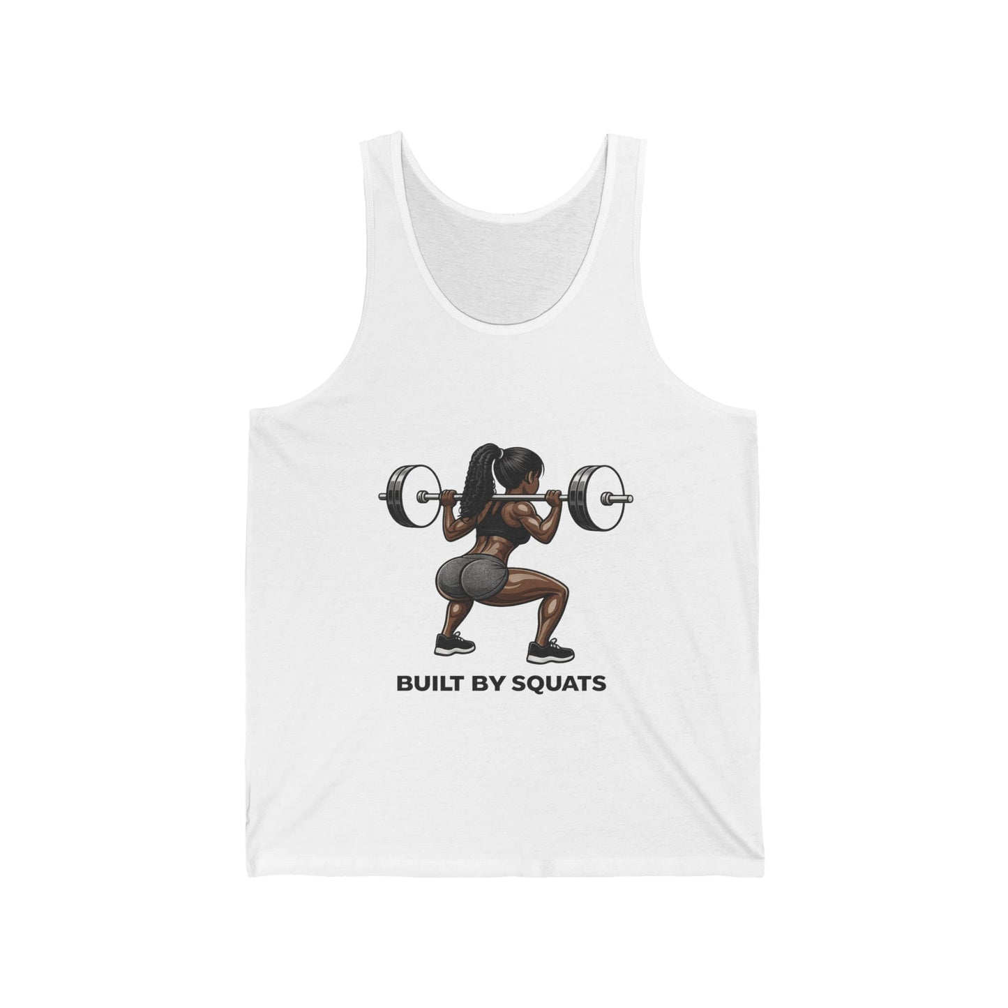 Built By Squats Tank Top — Women’s Weightlifting Gym Tank