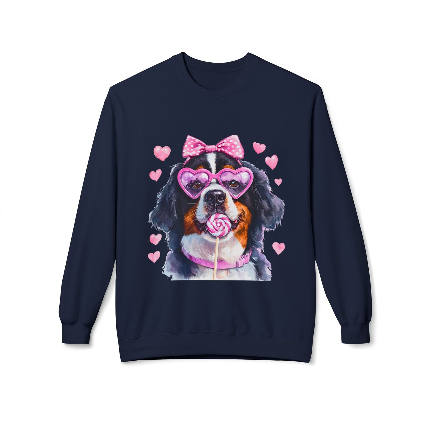 Valentines Unisex Midweight Softstyle Fleece Crewneck Sweatshirt