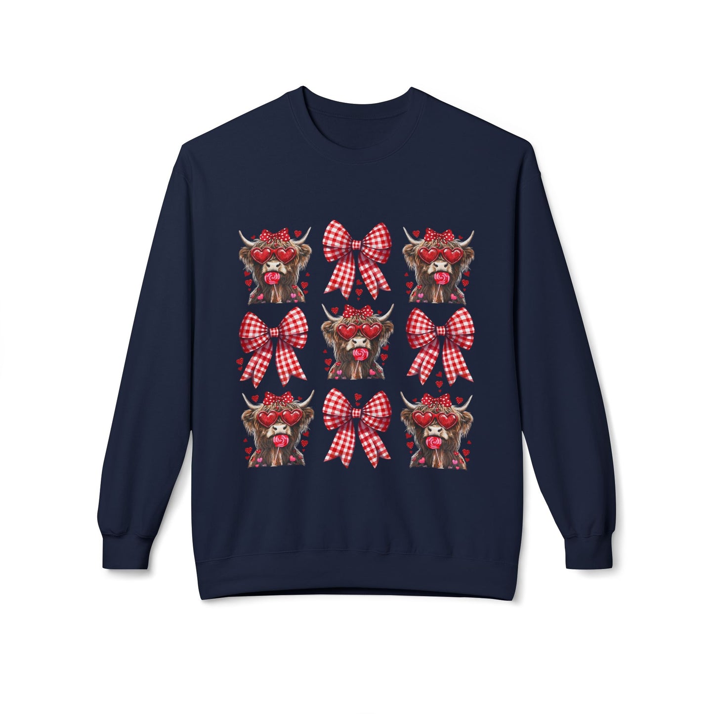Valentines Unisex Midweight Softstyle Fleece Crewneck Sweatshirt