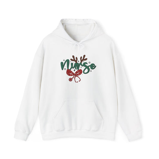 Festive Nurse Hoodie | Holiday Sweatshirt, Christmas Gift for Nurses, Cozy Winter Wear, Fun Nursing Apparel