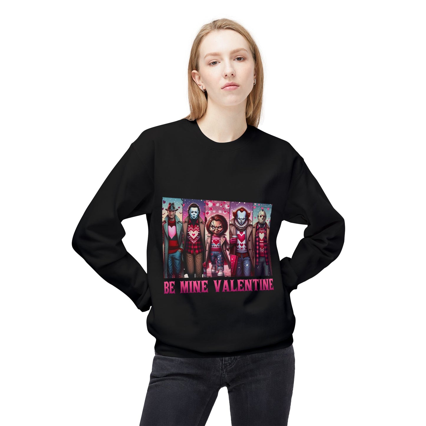 Valentines Unisex Midweight Softstyle Fleece Crewneck Sweatshirt