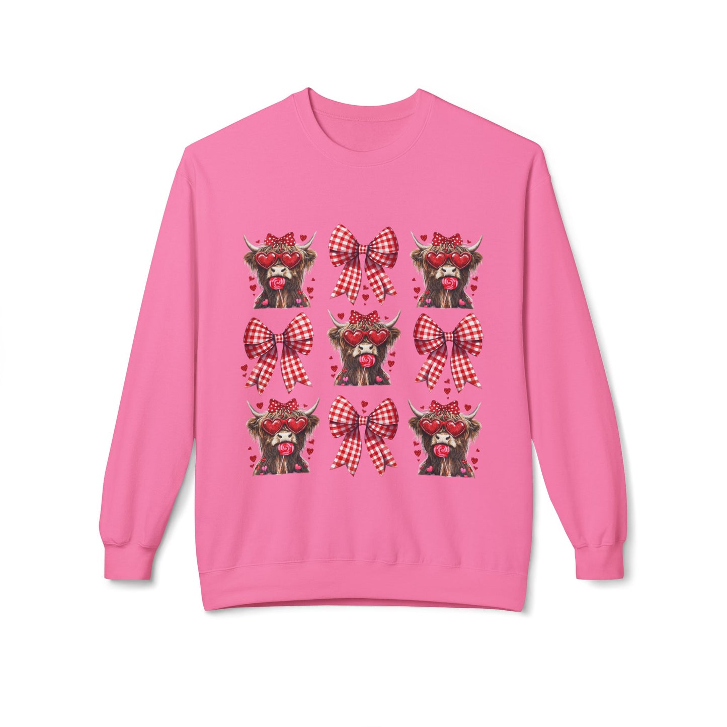 Valentines Unisex Midweight Softstyle Fleece Crewneck Sweatshirt