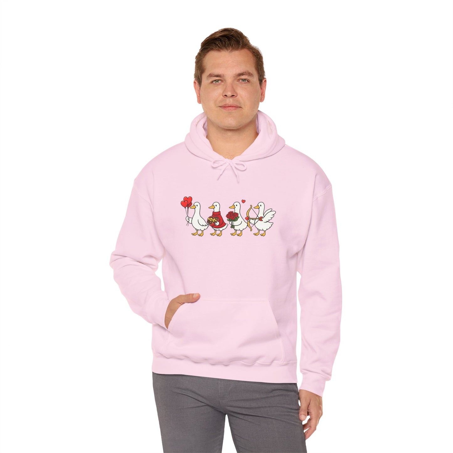 Cute Duck Family Hoodie — Whimsical Springtime Birds Pullover