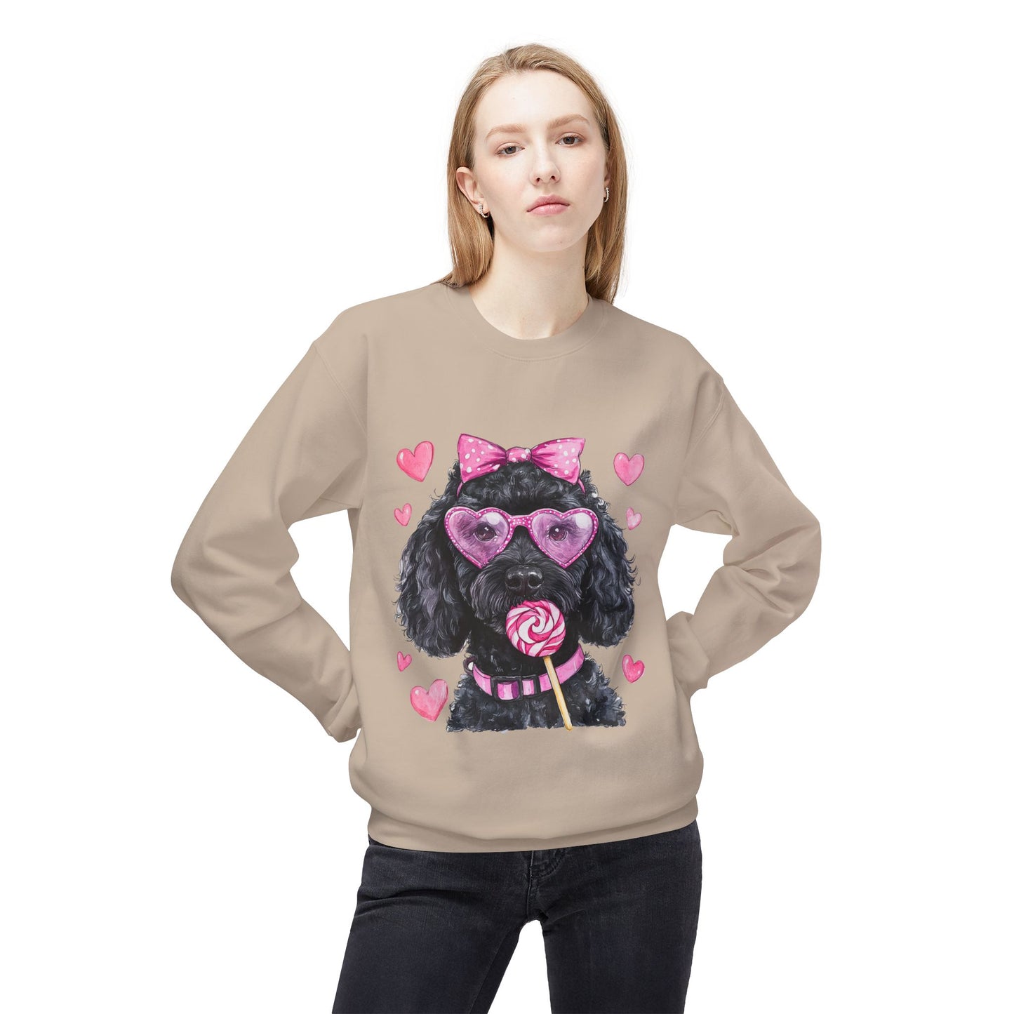 Valentines Unisex Midweight Softstyle Fleece Crewneck Sweatshirt