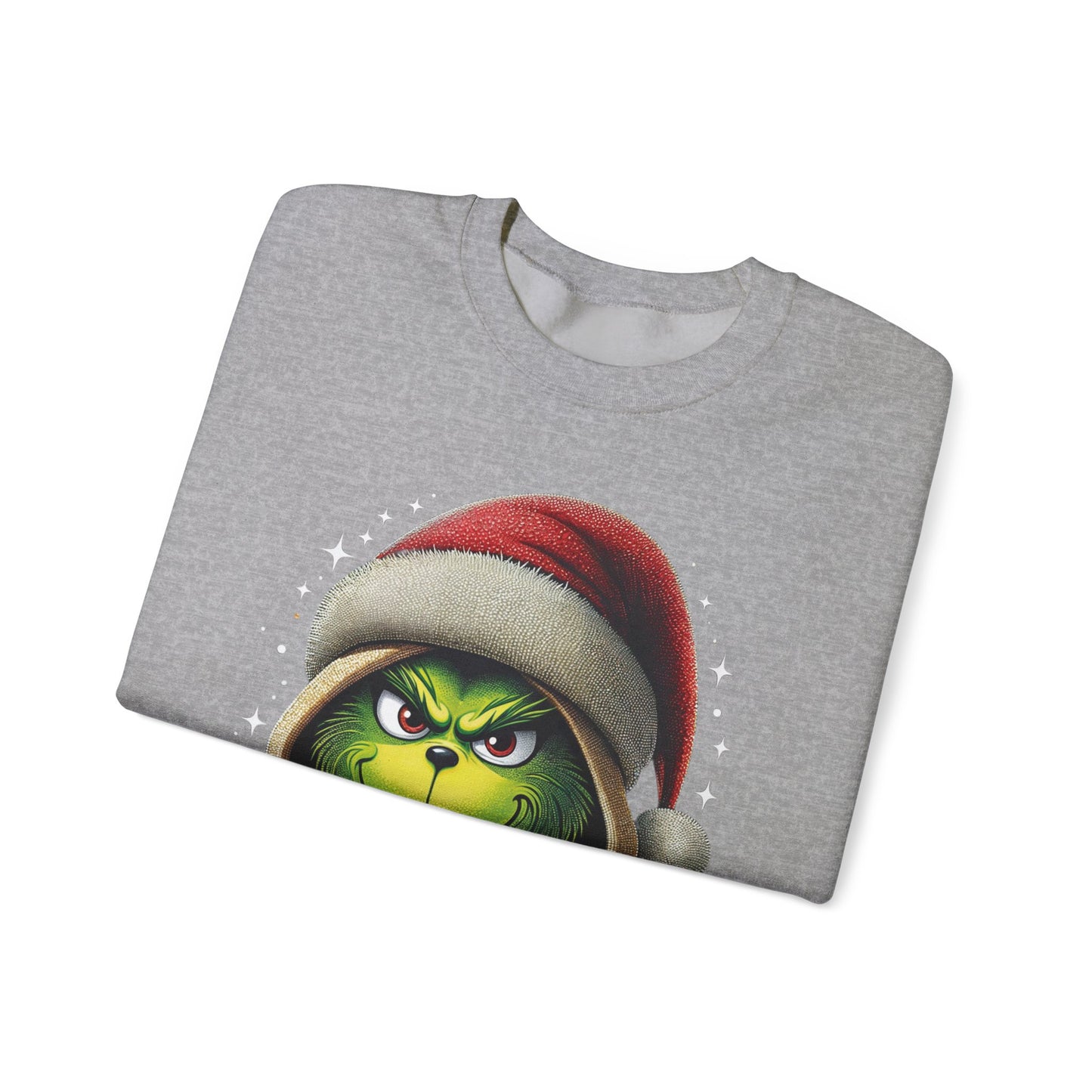 Grumpy Gamer Grinch Sweatshirt — Funny Christmas Holiday Gaming Crewneck