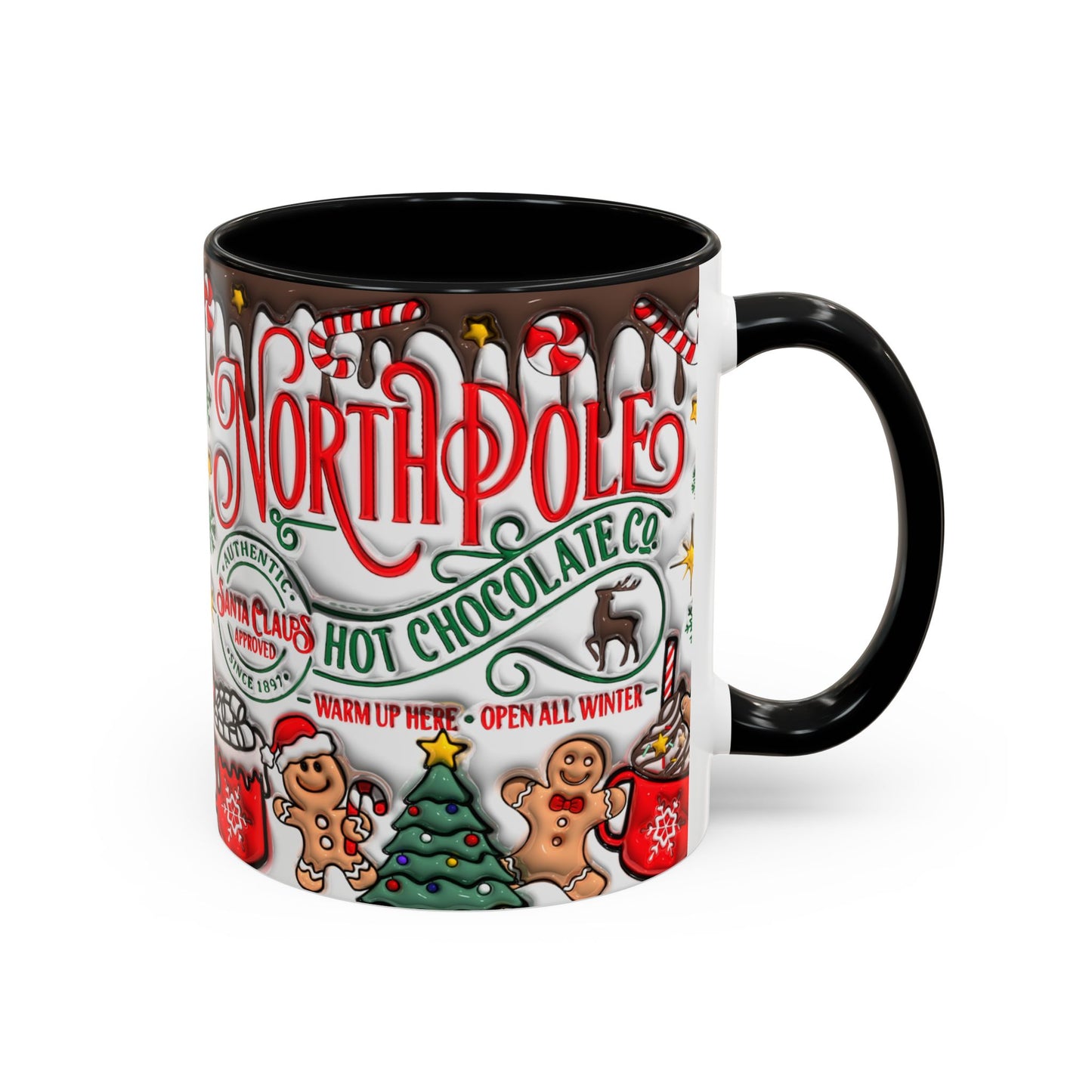 Christmas Accent Coffee Mug (11, 15oz)