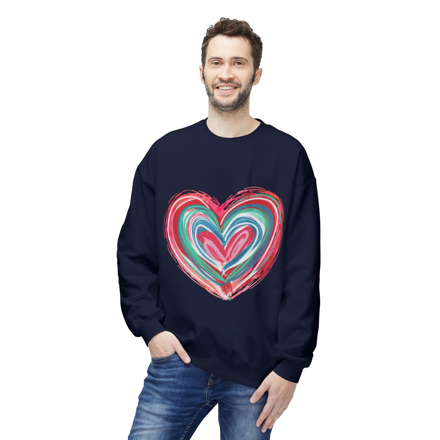 Valentines Unisex Midweight Softstyle Fleece Crewneck Sweatshirt