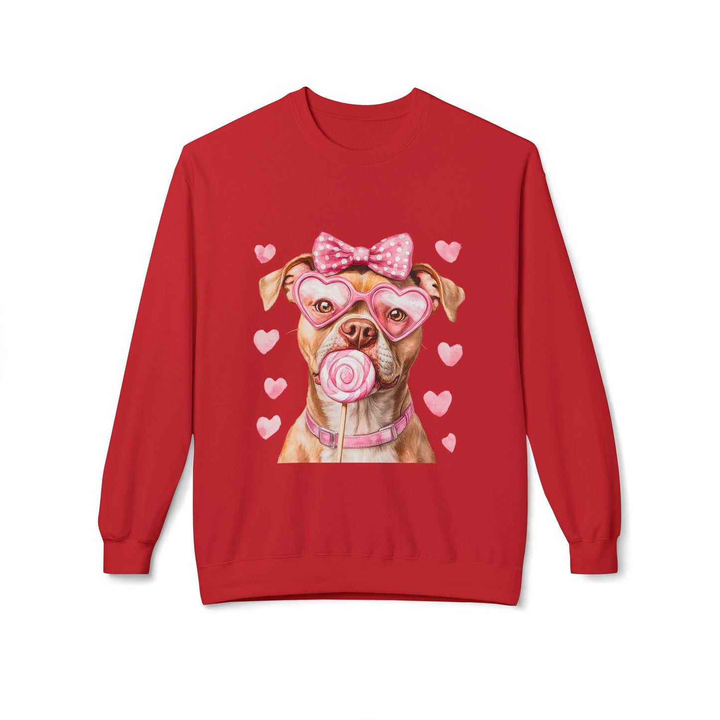 Valentines Unisex Midweight Softstyle Fleece Crewneck Sweatshirt