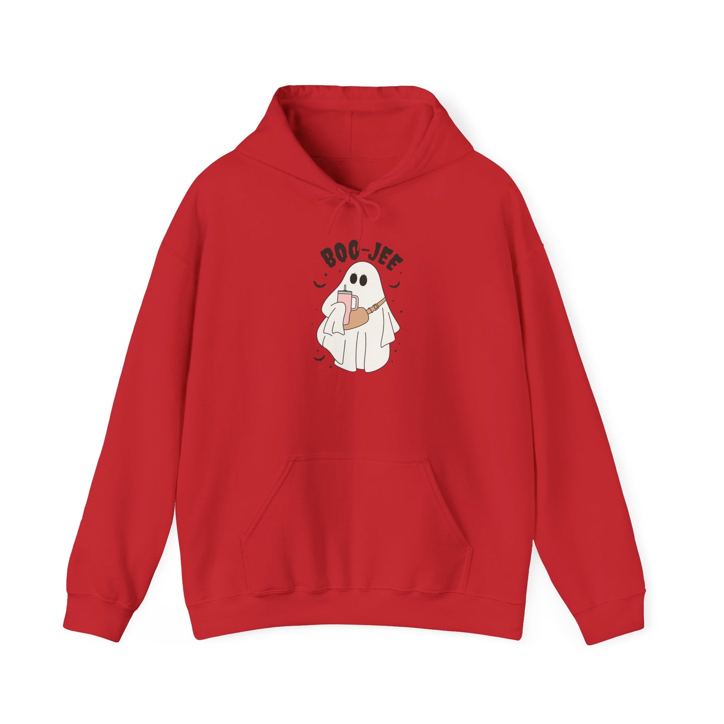 Boo-Jef Ghost Hoodie, Cute Halloween Sweatshirt, Unisex Fun Pullover, Cozy Fall Apparel, Comfy Gift for Ghost Lovers
