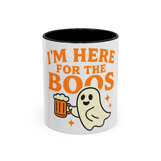 Halloween Ghost Coffee Mug | Perfect for Spooky Celebrations, Fall Gatherings, Trick-or-Treating, Gift for Friends, Humor
