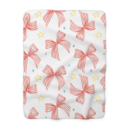 Christmas Bow Blanket