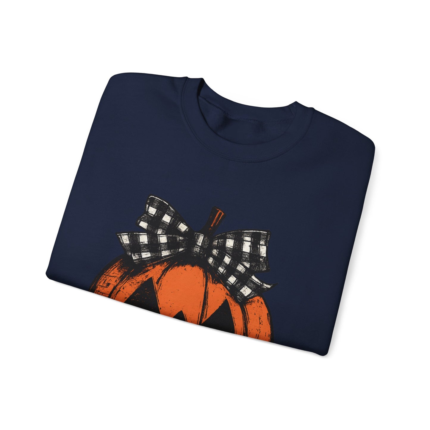 Autumn Pumpkin Crewneck Sweatshirt, Fall Fashion, Halloween Sweatshirt, Cozy Sweater, Pumpkin Patch Outfit, Unisex Clothing