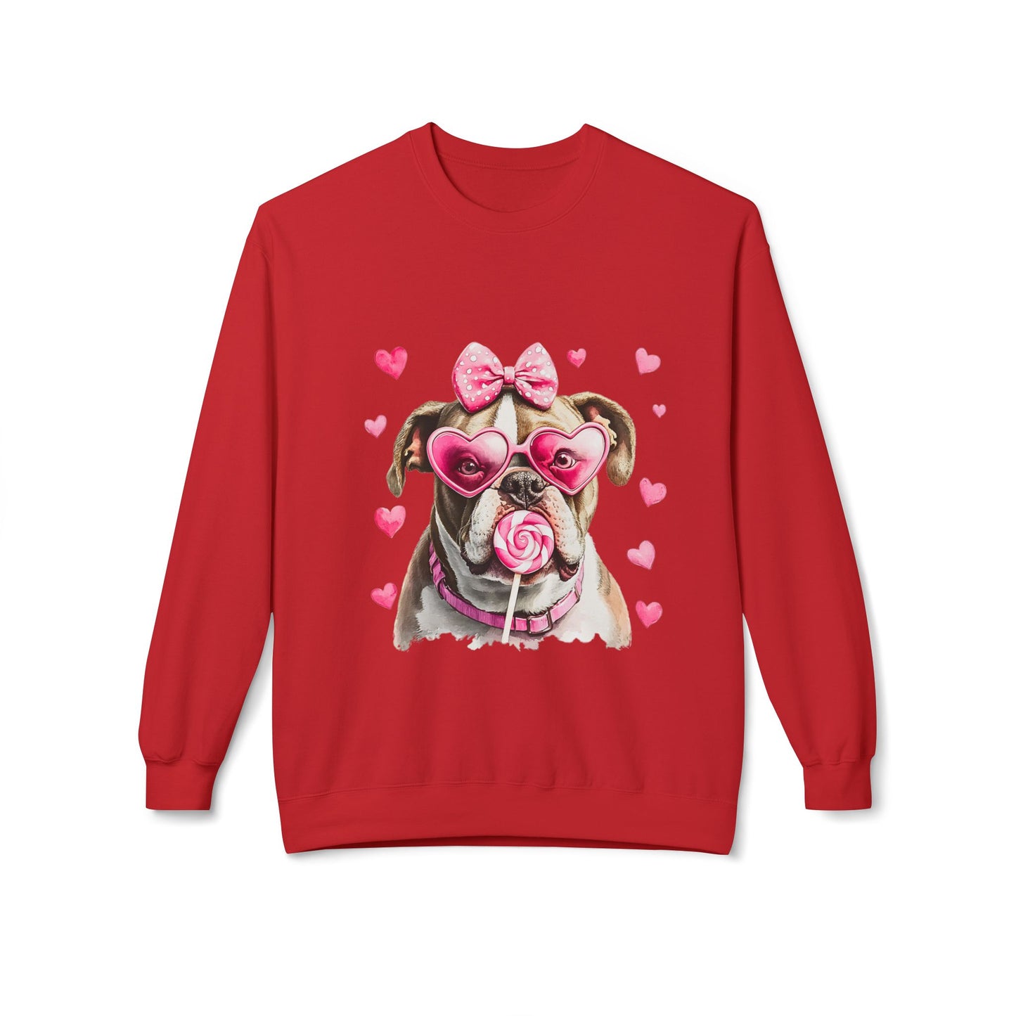 Valentines Unisex Midweight Softstyle Fleece Crewneck Sweatshirt