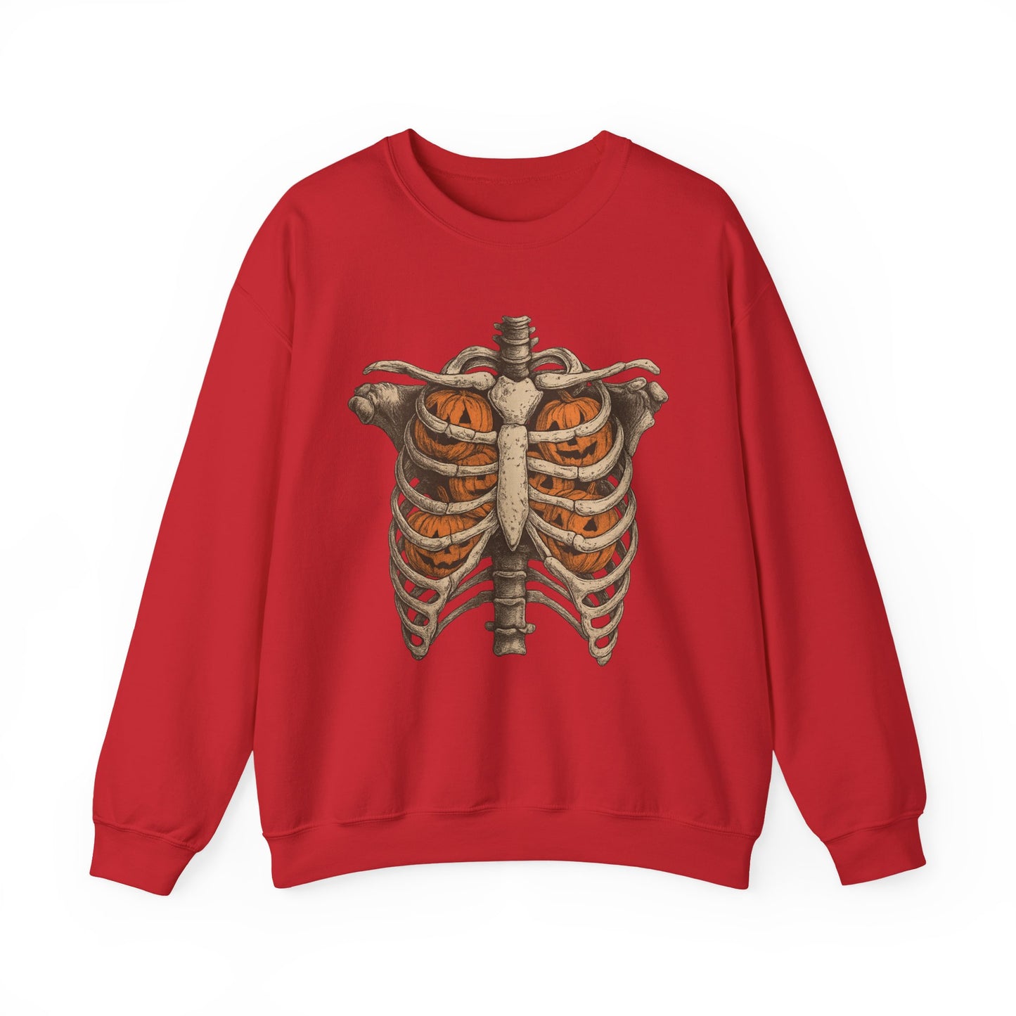 Halloween Skeleton Sweatshirt, Unisex Crewneck, Fall Fashion, Spooky Apparel, Gift for Halloween, Cozy Pullover