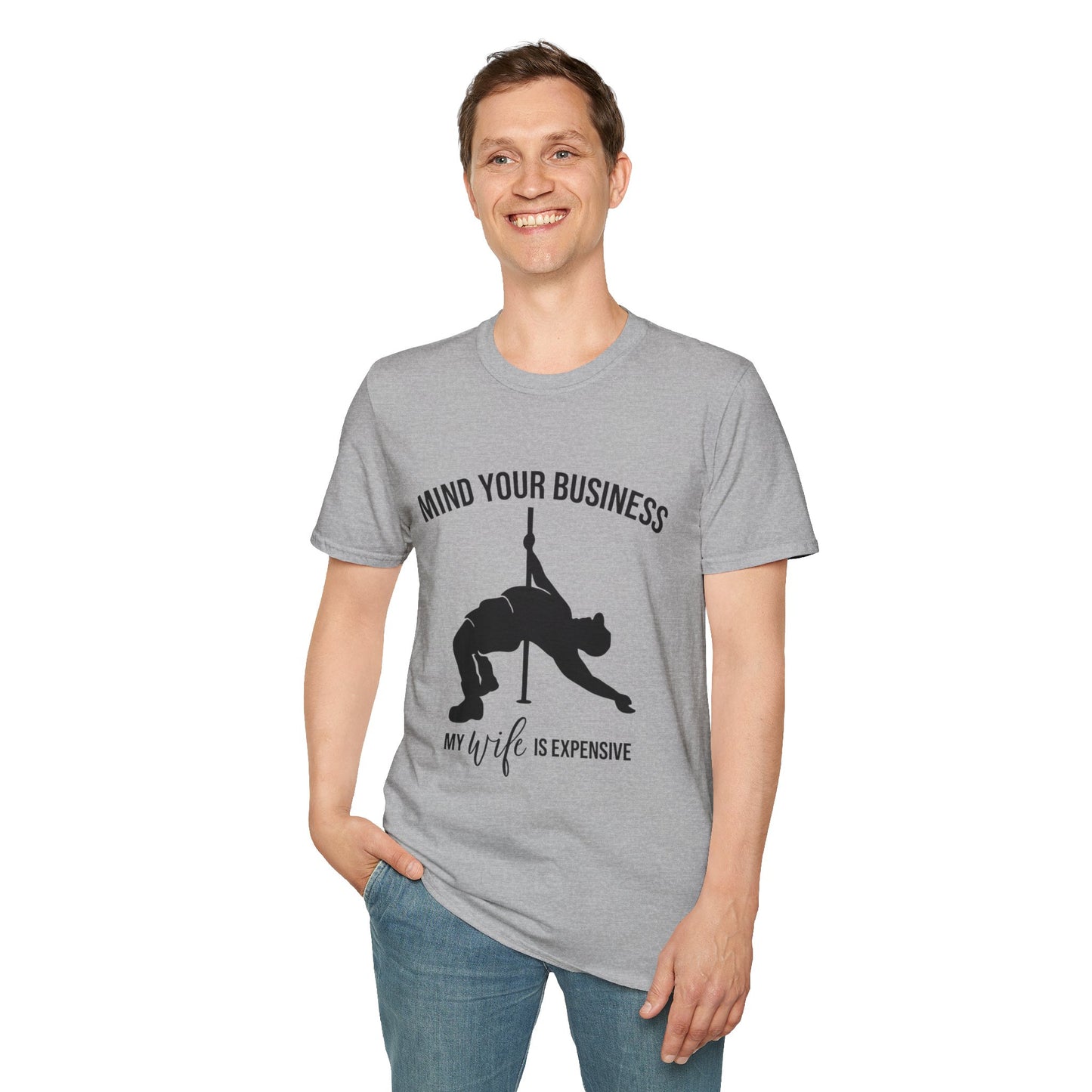 Pole Dance T‑Shirt — "Mind Your Business, My Life Is Expensive" Graphic Tee
