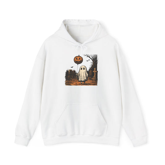 Halloween Ghost Hoodie, Cozy Unisex Hoodie, Spooky Season Apparel, Fall Fashion, Trick or Treat Gift