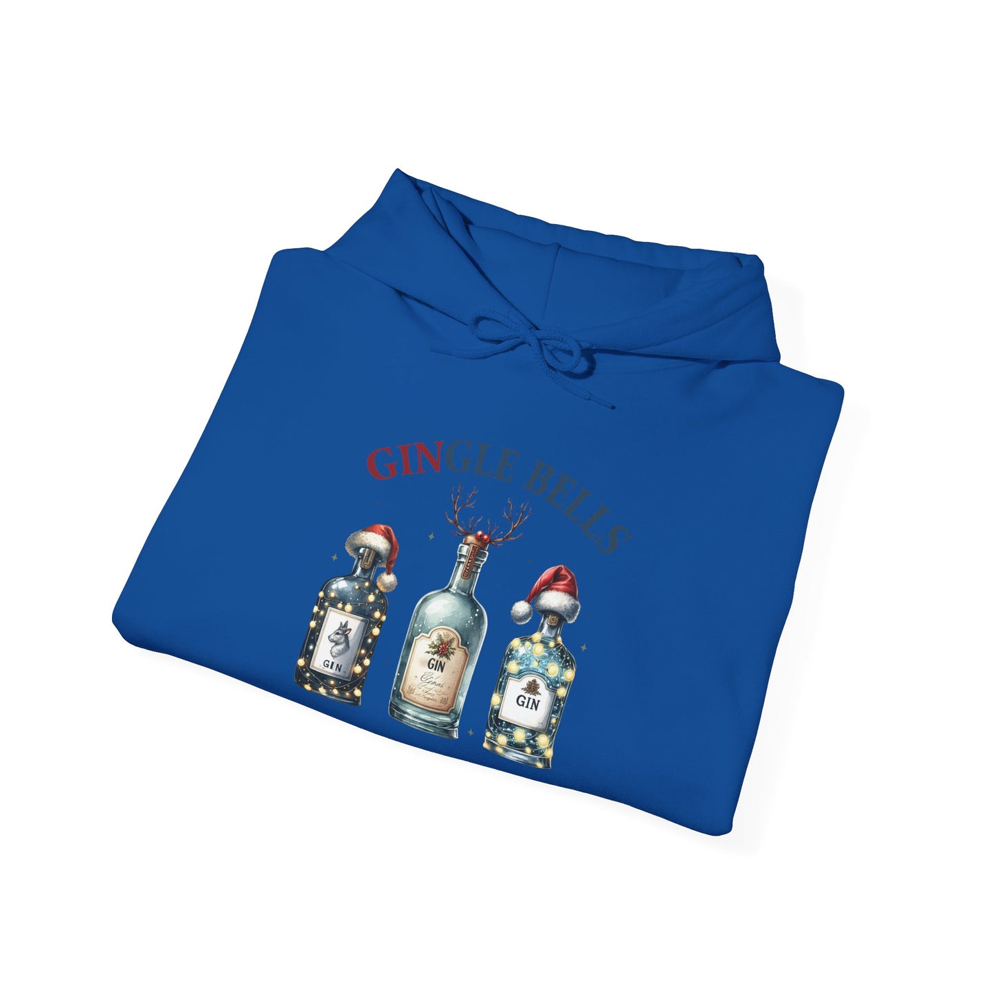 Gingle Bells Hoodie | Unisex Heavy Blend Sweatshirt for Christmas, Holiday Gifting, Cozy Fall Wear, Festive Apparel, Unique Gift