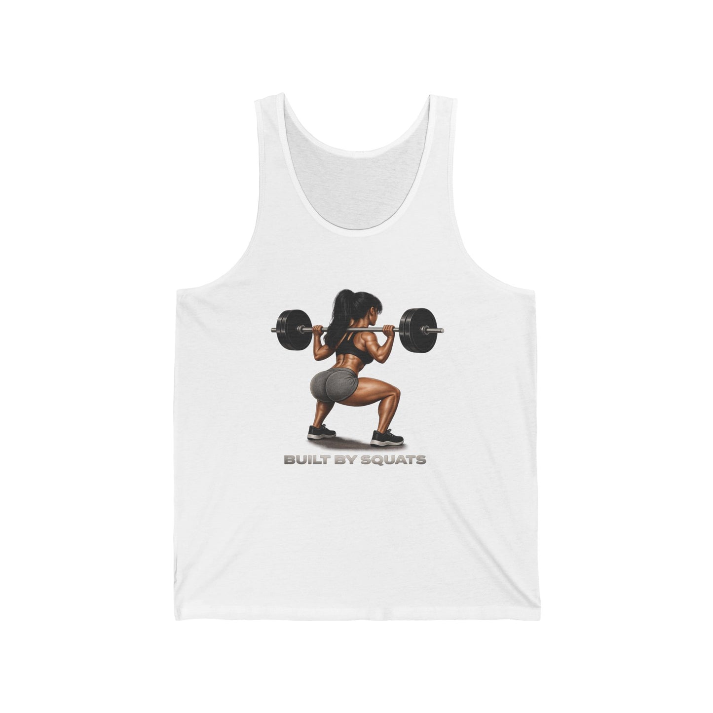 Built by Squats Tank Top — Women's Weightlifting Gym Tank