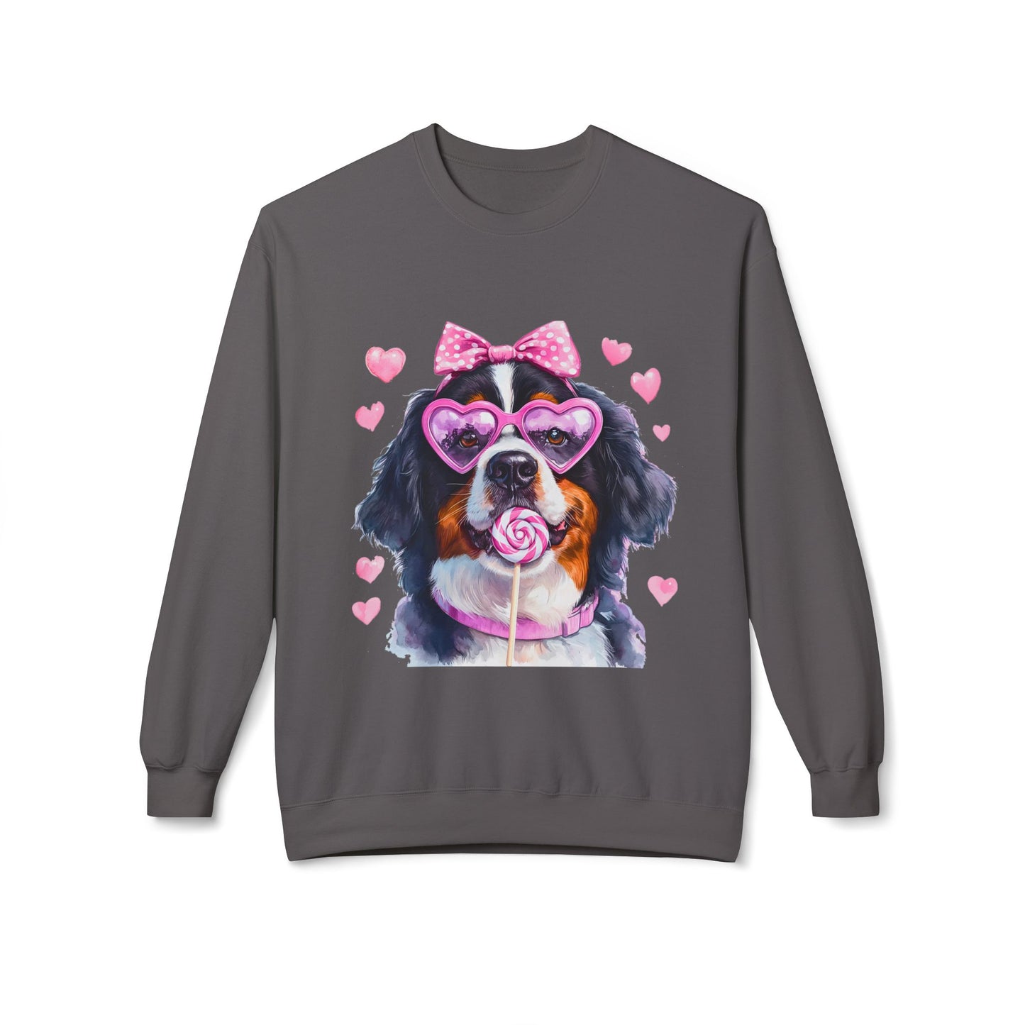 Valentines Unisex Midweight Softstyle Fleece Crewneck Sweatshirt