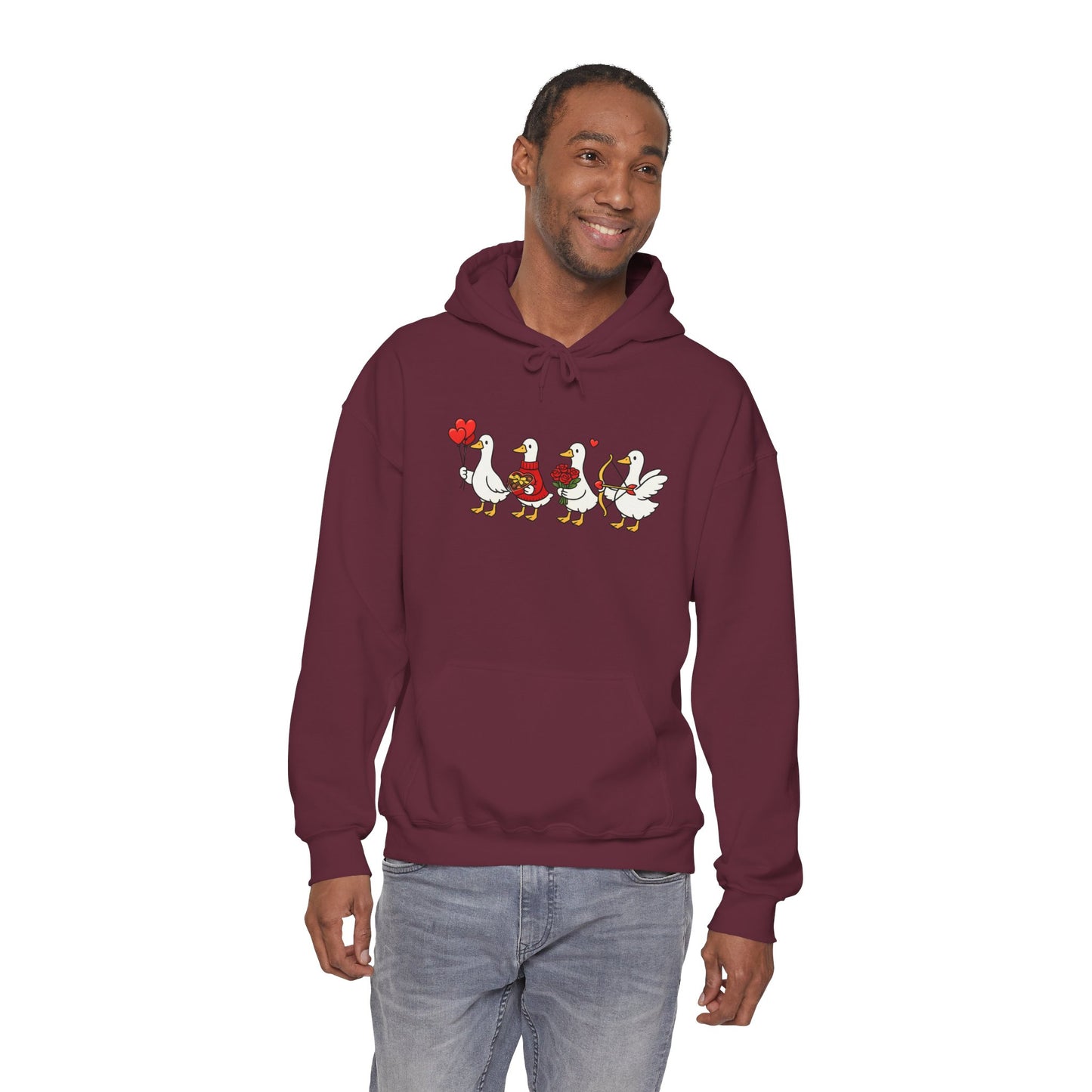 Cute Duck Family Hoodie — Whimsical Springtime Birds Pullover