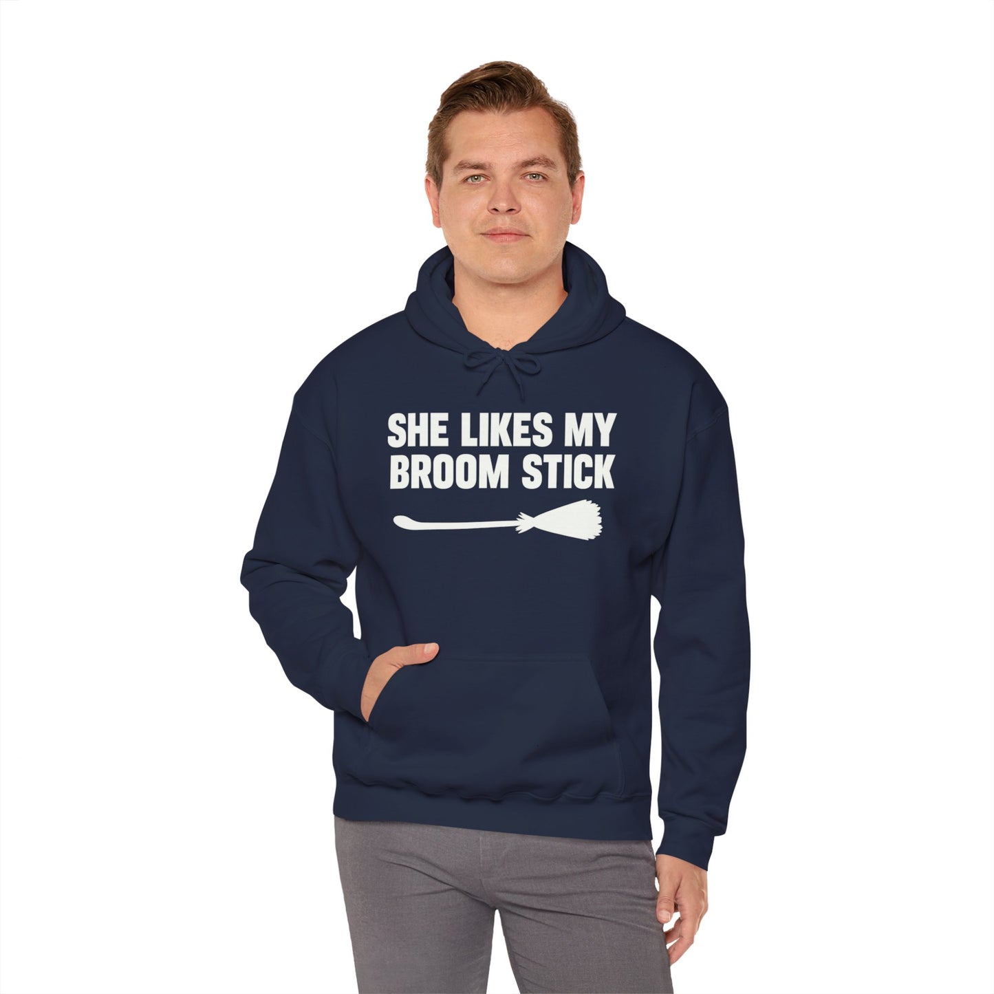 Funny Broomstick Sweatshirt for Witch Lovers, Halloween Hoodie, Unique Gift for Her, Cozy Unisex Sweater, Spooky Apparel