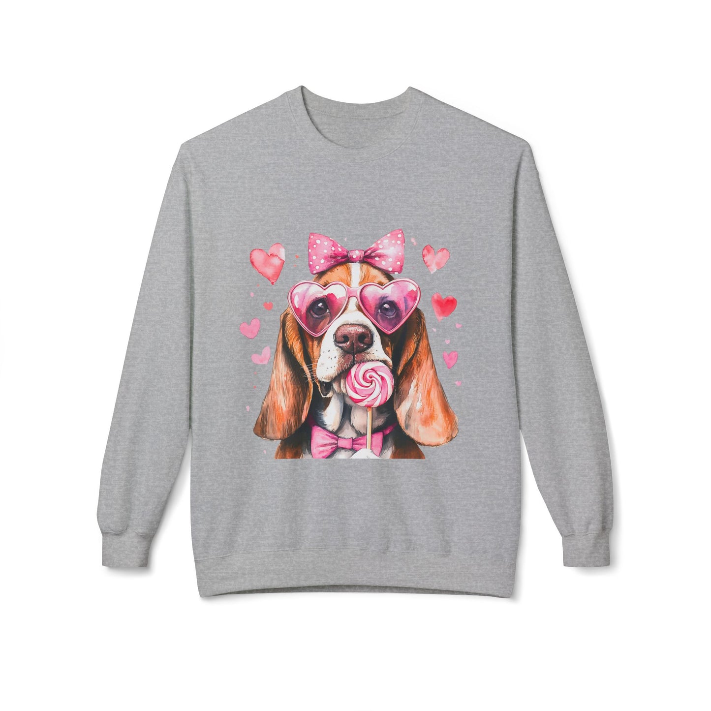 Valentines Unisex Midweight Softstyle Fleece Crewneck Sweatshirt