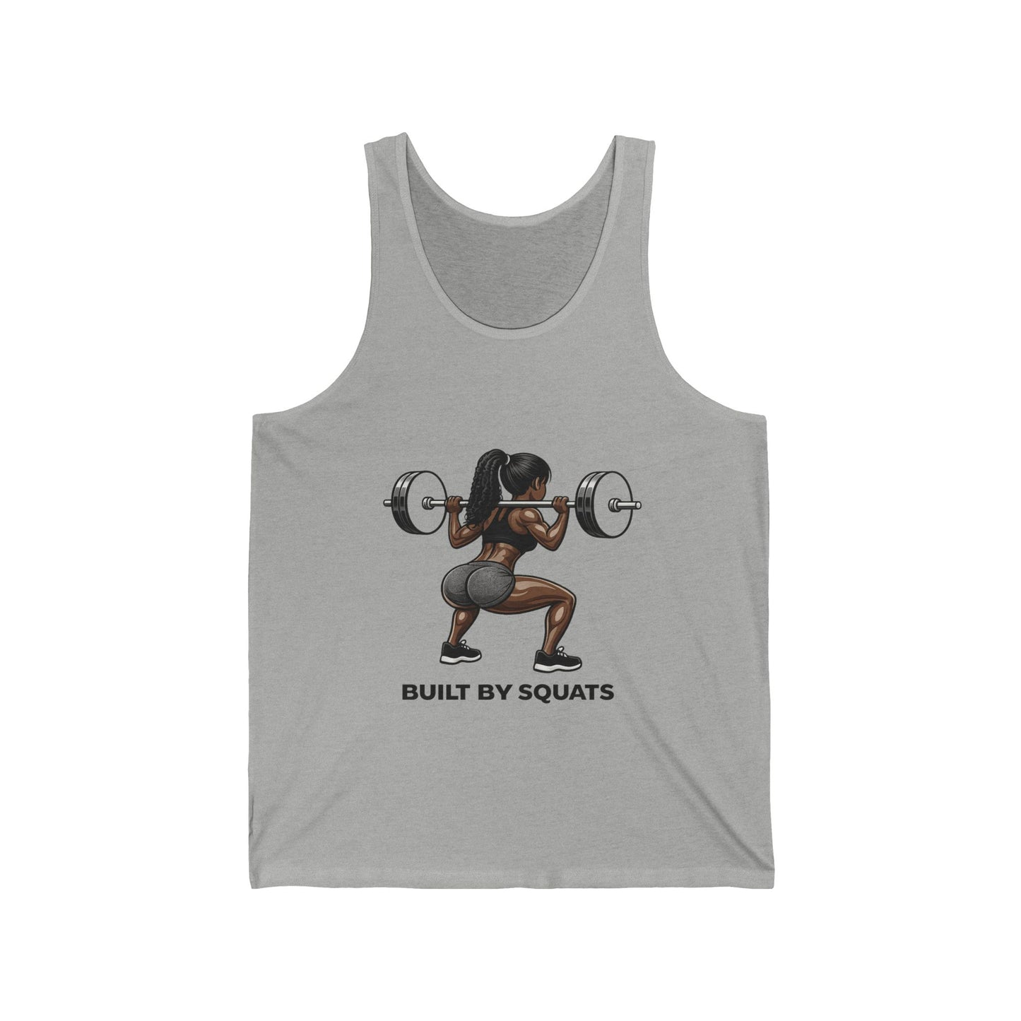 Built By Squats Tank Top — Women’s Weightlifting Gym Tank