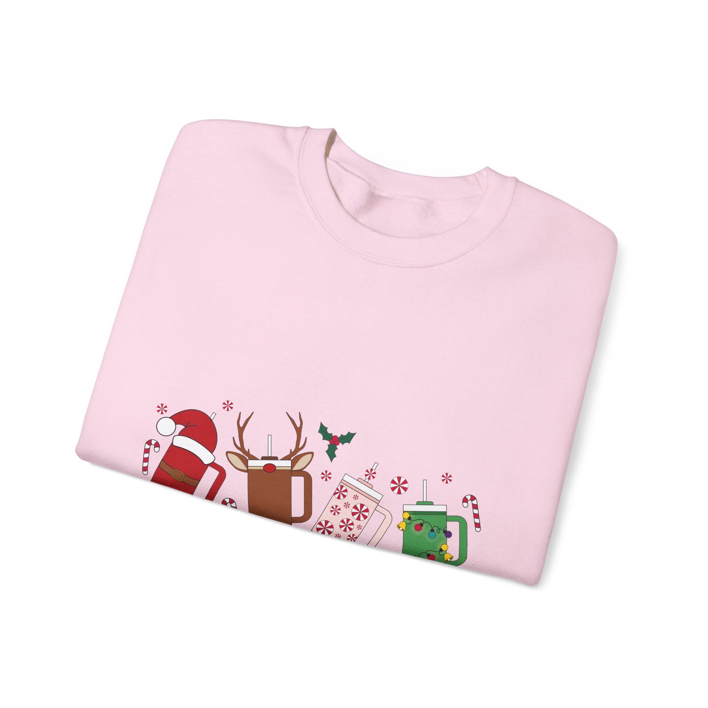 Christmas Golf Club Crewneck Sweatshirt — Festive Golfing Club Cartoon Design