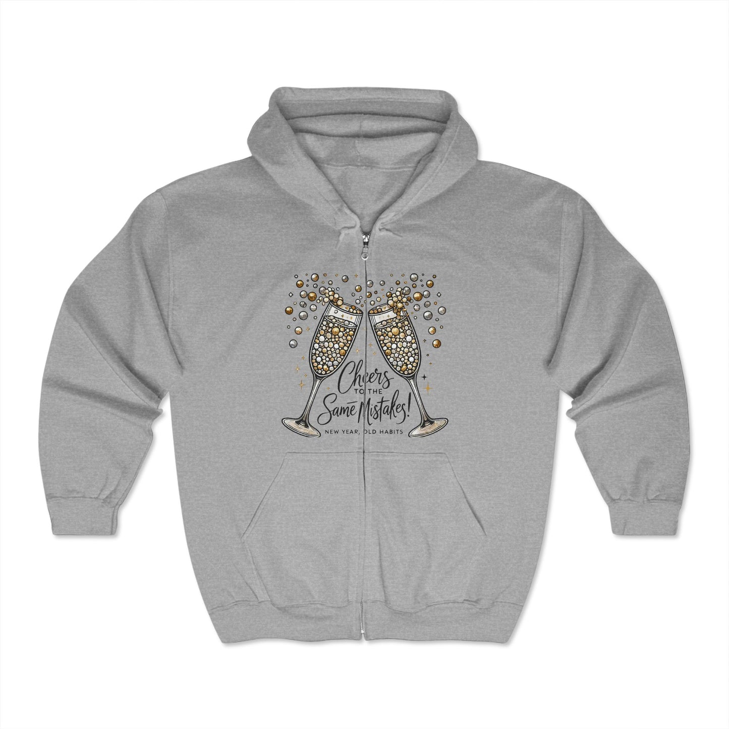 New Year Unisex Heavy Blend™ Full Zip Hooded Sweatshirt