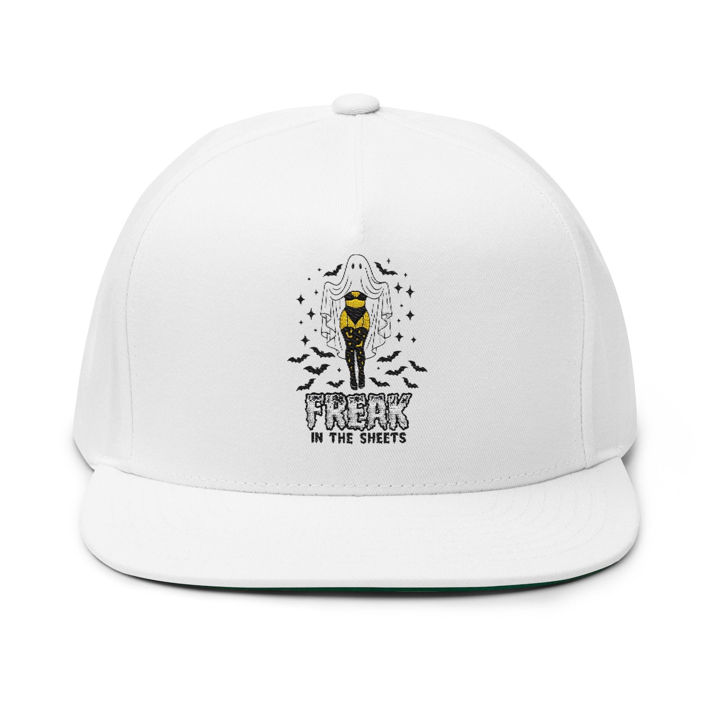 Freak Flat Bill Cap, Trendy Baseball Hat, Fashionable Snapback, Unique Gift for Him/Her, Comfortable Everyday Wear