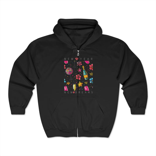 New Year Unisex Heavy Blend™ Full Zip Hooded Sweatshirt