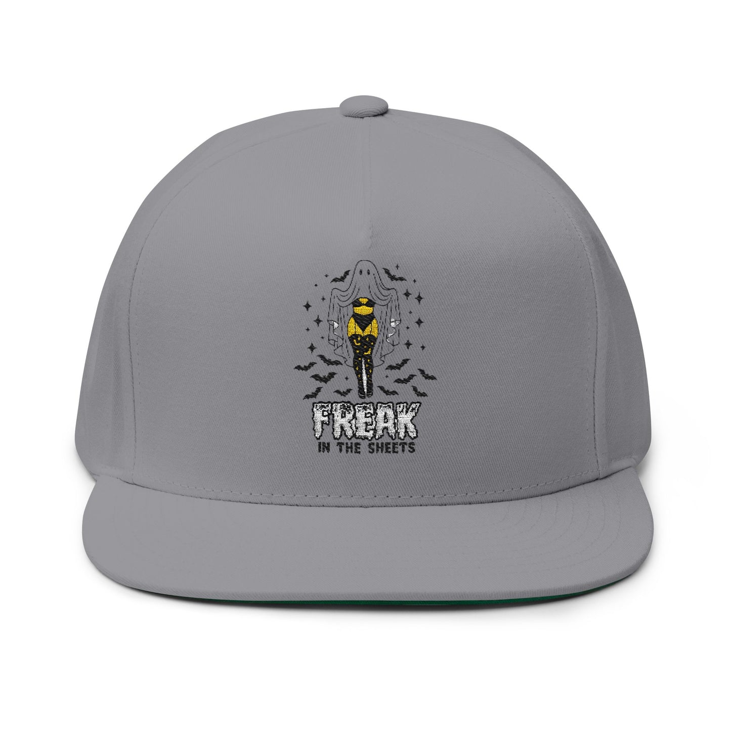 Freak Flat Bill Cap, Trendy Baseball Hat, Fashionable Snapback, Unique Gift for Him/Her, Comfortable Everyday Wear