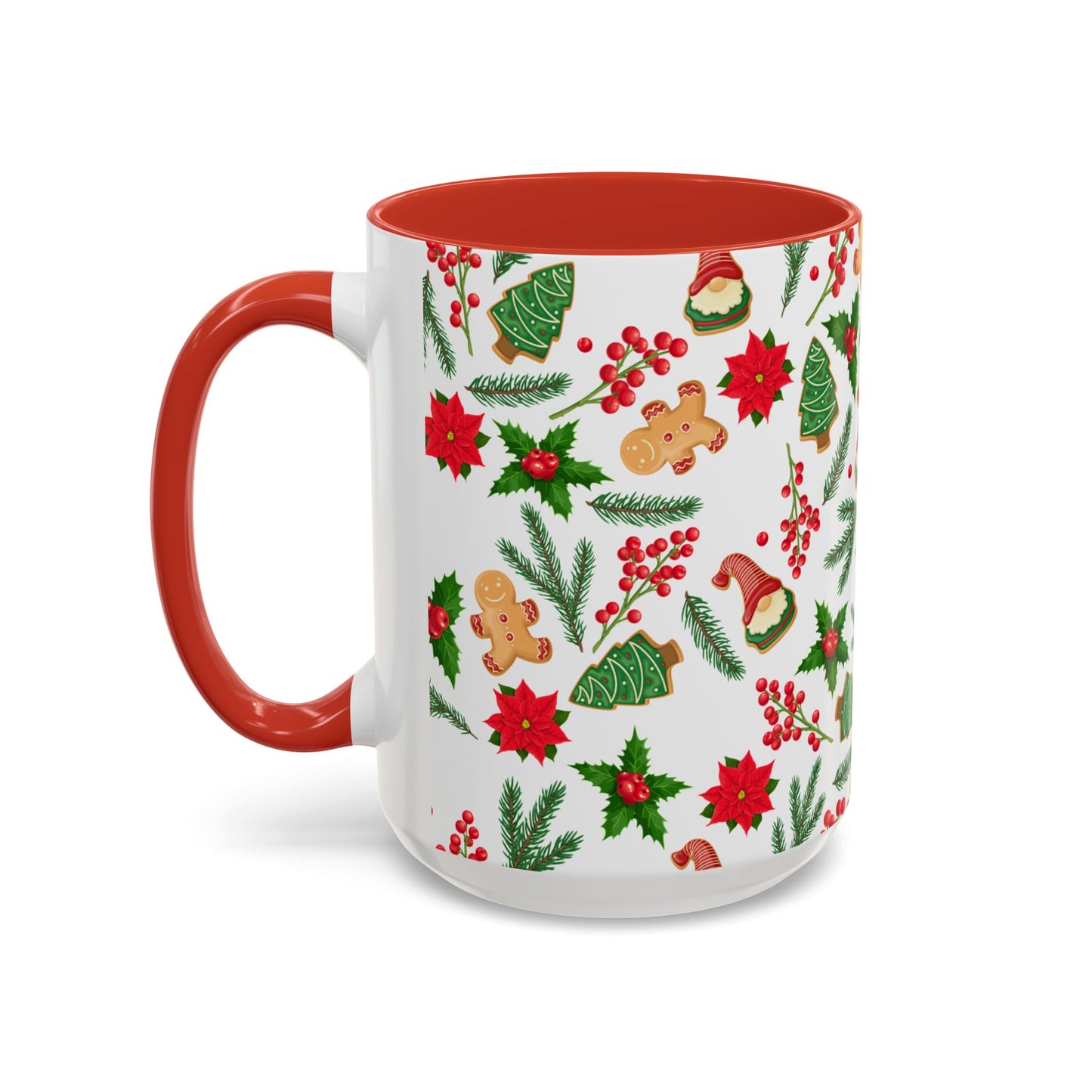 Christmas Accent Coffee Mug (11, 15oz)