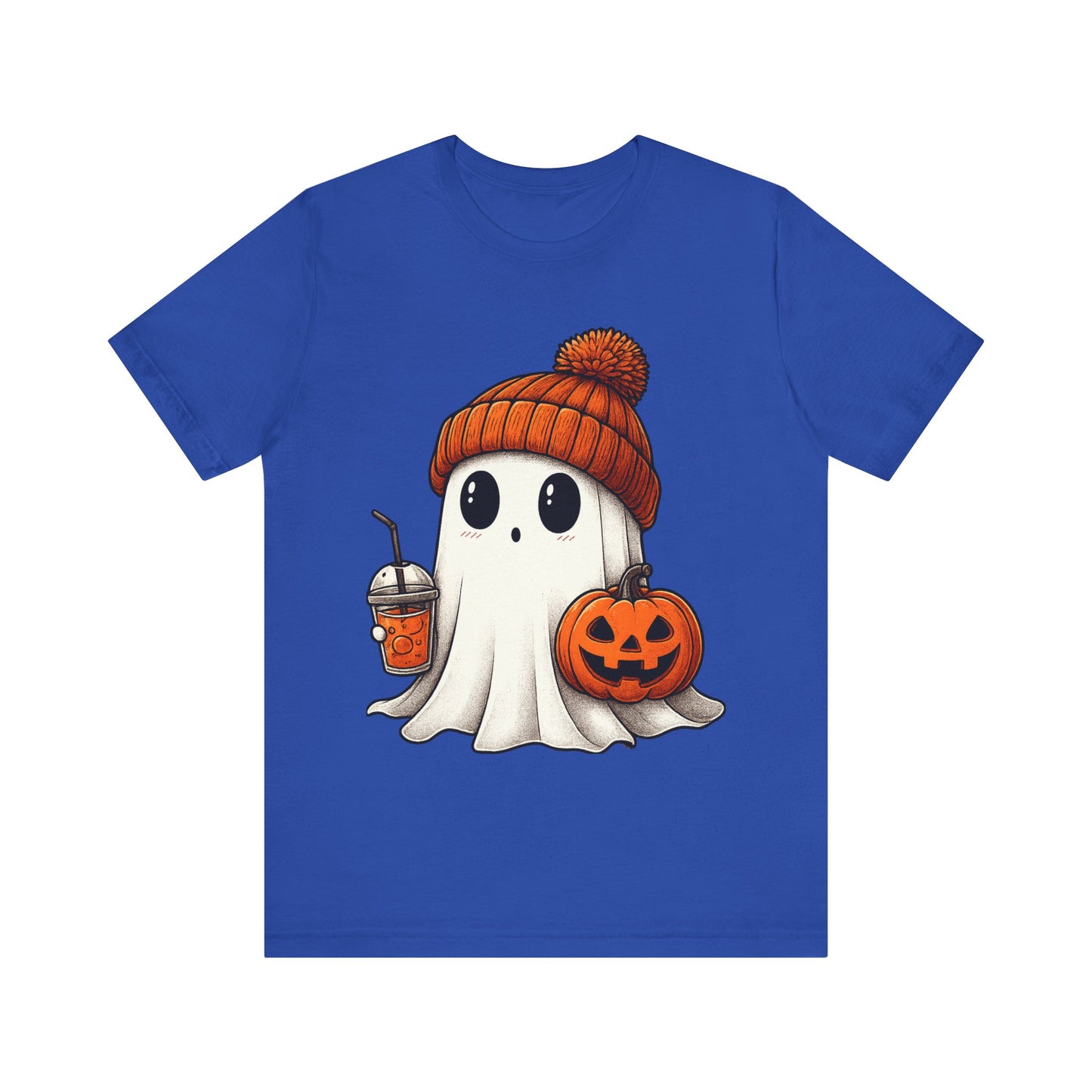 Halloween Ghost Unisex Tee, Spooky Shirt, Fall Fashion, Cute Ghost Shirt, Halloween Costume, Trick or Treat T-Shirt