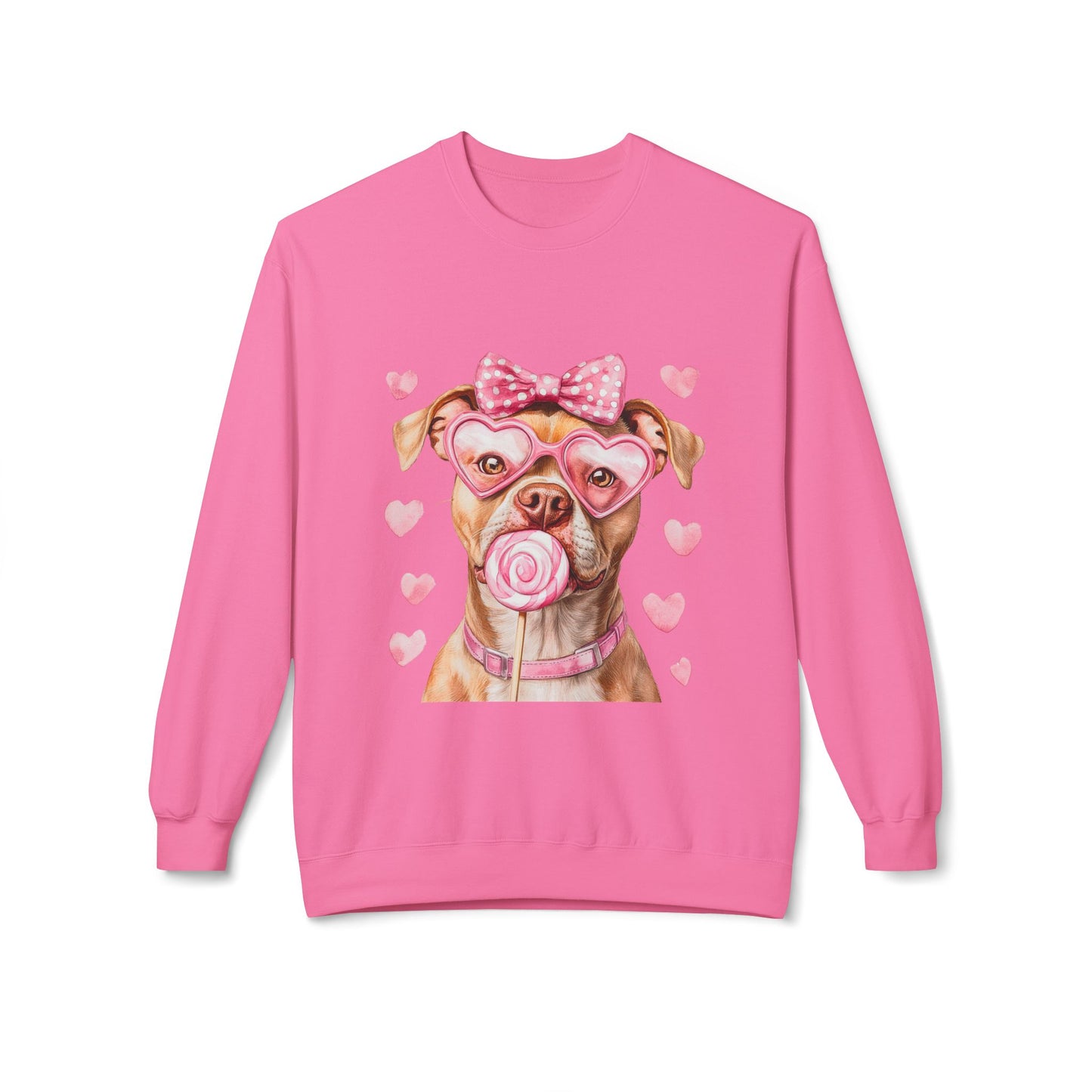 Valentines Unisex Midweight Softstyle Fleece Crewneck Sweatshirt