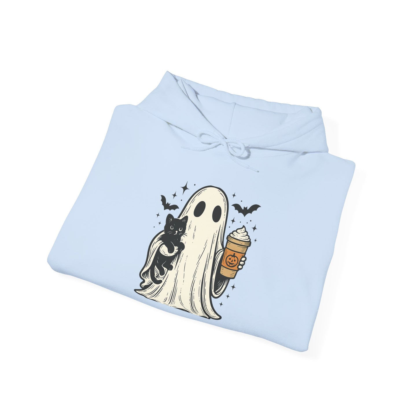 Ghost & Cat Halloween Hoodie, Spooky hoodie , Unisex Cozy Pullover, Fall Wardrobe Essential, Perfect for Halloween Celebrations, [...]