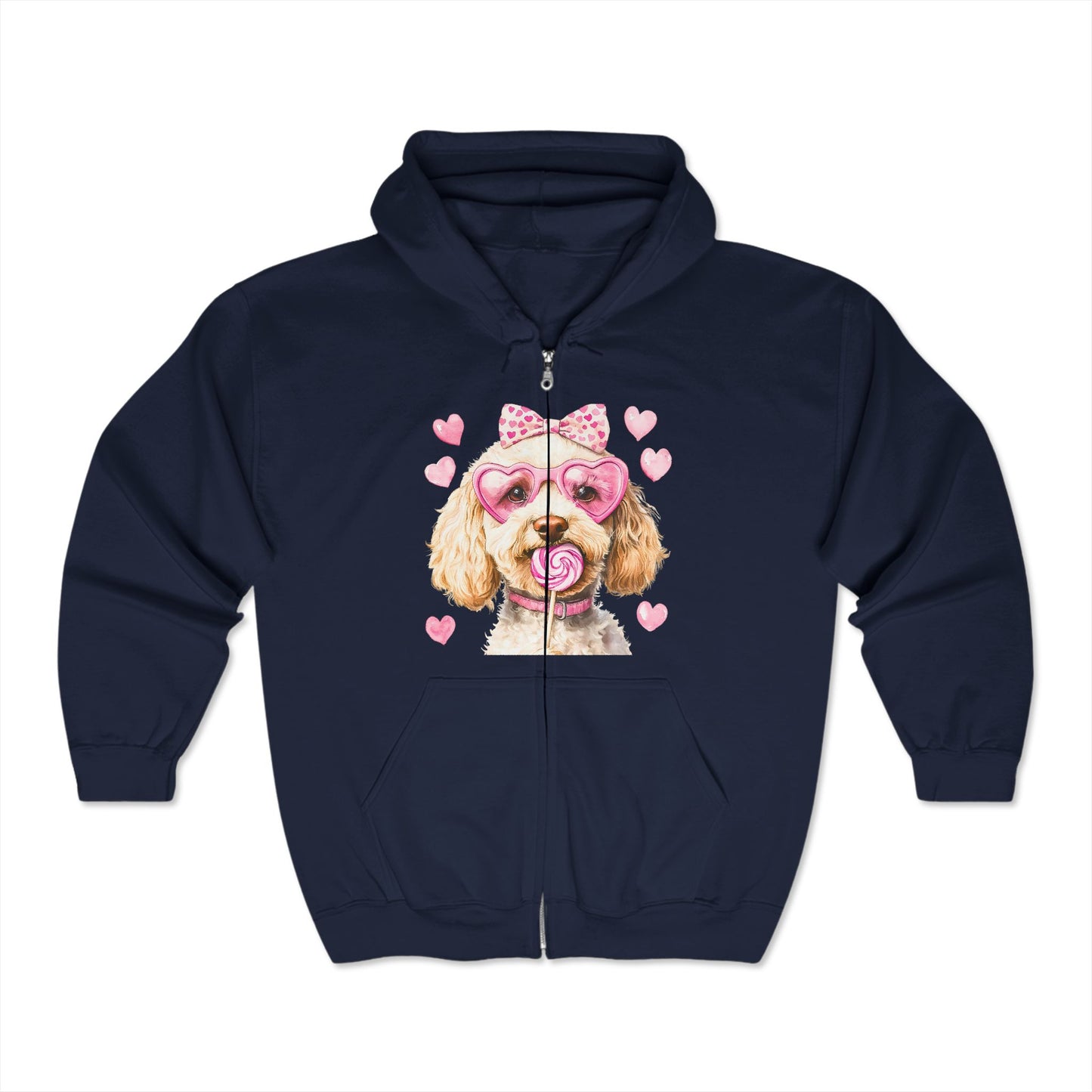 Valentines Unisex Heavy Blend™ Full Zip Hooded Sweatshirt